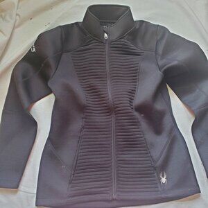 Lightweight woman's sz M Spyder jacket-Jameson  whiskey